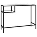 Miniatyrbild 6 av 9: vidaXL Datorbord genomskinlig 100x36x74 cm glas