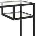 Miniatyrbild 7 av 9: vidaXL Datorbord genomskinlig 100x36x74 cm glas