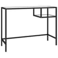 Miniatyrbild 1 av 9: vidaXL Datorbord genomskinlig 100x36x74 cm glas