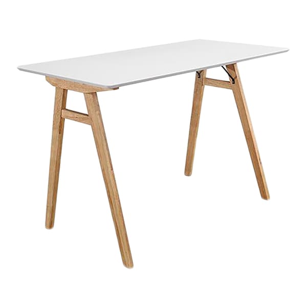 Voel skrivebord hvid, natur.