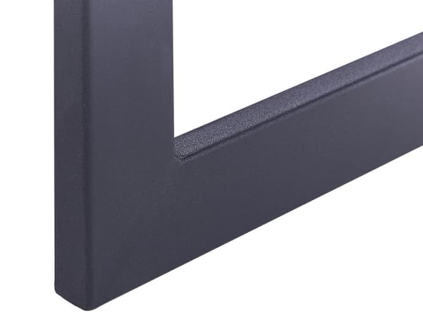Skrivbord för Hemmakontor Ljust Trä med Svart MDF 120 x 55 cm Stålram med 2 Förvaringslådor