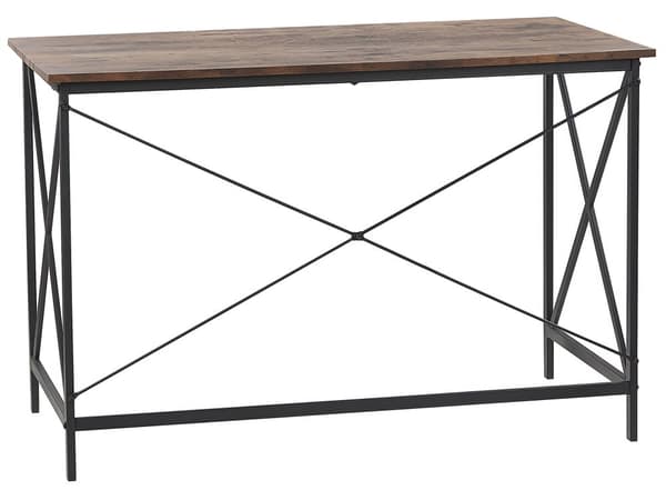 Skrivebord i Mørkt Træ 115 x 60 cm Hjemmekontor Bord
