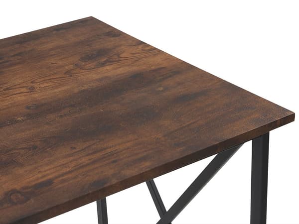 Skrivebord i Mørkt Træ 115 x 60 cm Hjemmekontor Bord