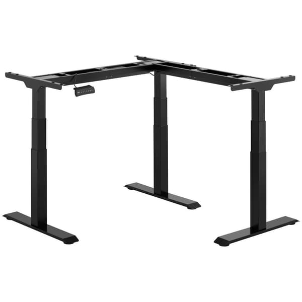 Fromm Starck Justerbart underrede till hörnbordsskiva - Höjd: 58-123 cm - Bredd: 90-150 cm (vänster) / 110-190 cm (höger) - Vinkel: 90° - 150 kg