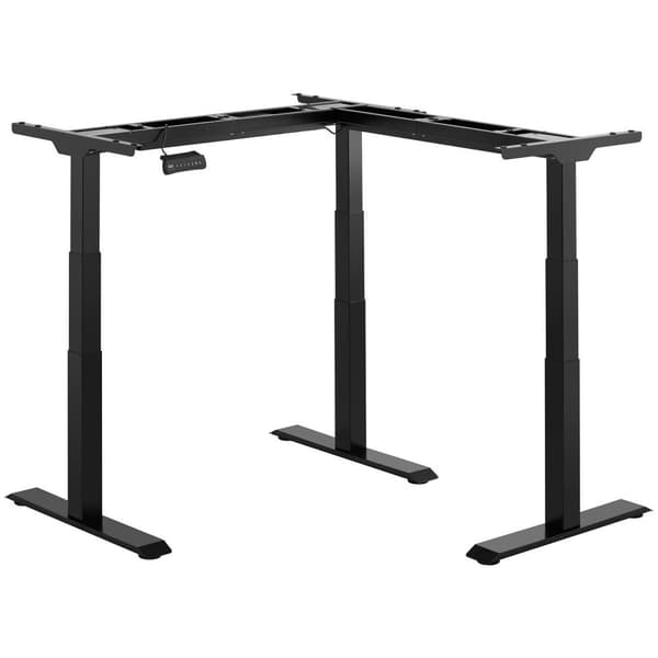Fromm Starck Justerbart underrede till hörnbordsskiva - Höjd: 58-123 cm - Bredd: 90-150 cm (vänster) / 110-190 cm (höger) - Vinkel: 90° - 150 kg
