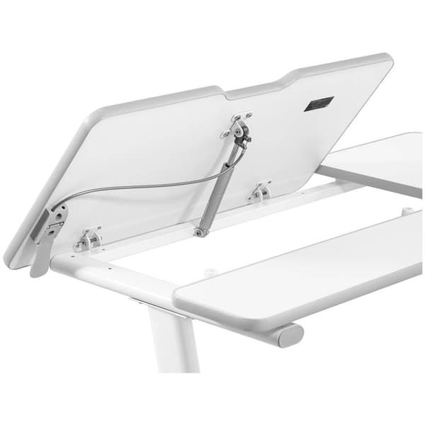 Fromm Starck Höj- och sänkbart skrivbord - 120 x 66 cm - 0–50° tiltbar bordsskiva - Höjd: 600–760 mm