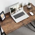 Miniatyrbild 6 av 7: Skrivbord - industri - skrivbordsbord - 100x50x75 cm - brunsvart