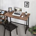 Miniatyrbild 7 av 7: Skrivbord - industri - skrivbordsbord - 100x50x75 cm - brunsvart