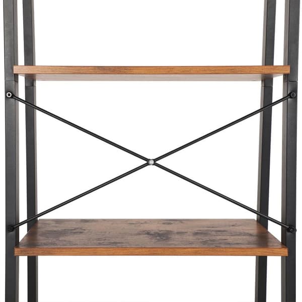 Reol - Stigeplanke - 4-lags - metal - stabil - industrielt design