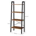 Miniatyrbillede 6 af 6: Reol - Stigeplanke - 4-lags - metal - stabil - industrielt design