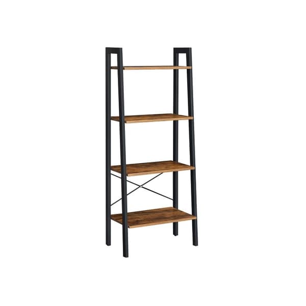 Reol - Stigeplanke - 4-lags - metal - stabil - industrielt design