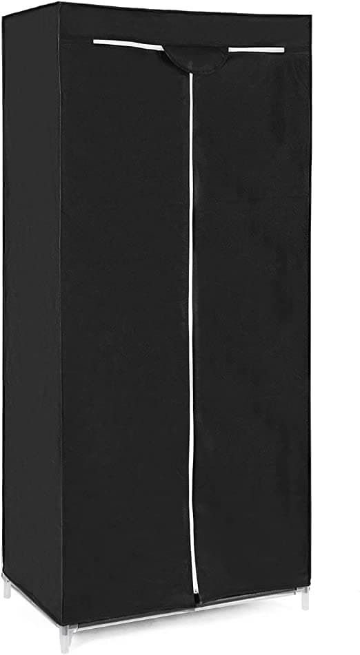 Garderobeskab - Mappe Garderobeskab - 160 x 75 x 45 cm - Sort
