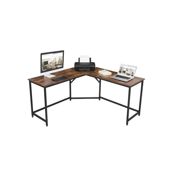Industrial Corner Office - Pöytäpöytä - L -Shape