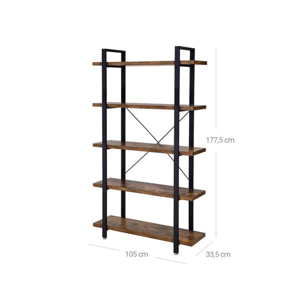 Reol - Robust skab - med 5 hylder - Industrielt design
