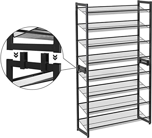 Skoholder - med 8 niveauer - skoholder - med 8 niveauer - lavet af metal