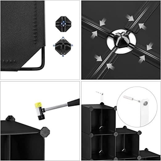 Skoholder - Skab - Opbevaringsskab - Skoopbevaring - 15 bugter