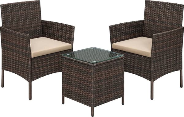 Garden Set - Lounge Set - Havemøbler - Stole med bord - Terrasse - Balkon - Moderne