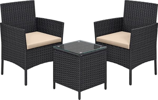 Garden Set - Lounge Set - Havemøbler - Stole med bord - Terrasse - Balkon - Moderne