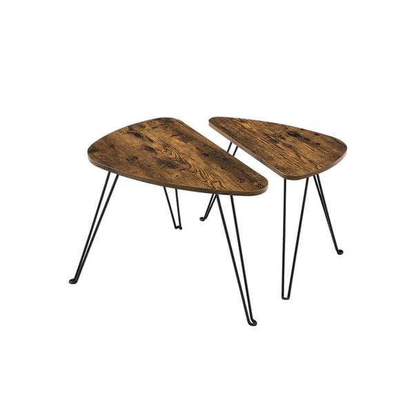 Sofabord - sæt med 2 - sideborde - industrielt design