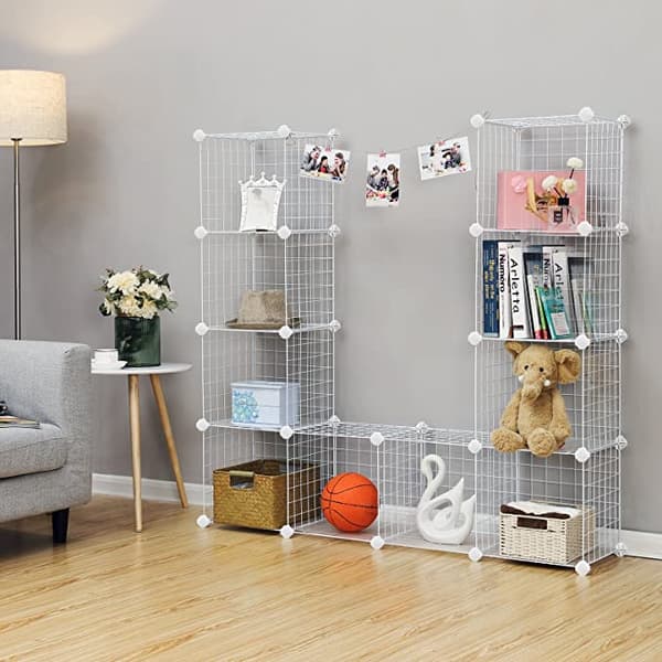 Skab - Skodabinet - Opbevaringsskab - Van Wire Grid - 12 rum