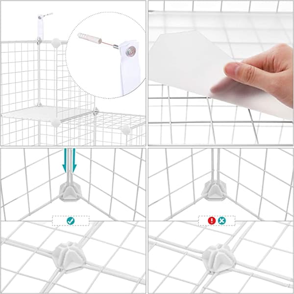 Skab - Skodabinet - Opbevaringsskab - Van Wire Grid - 12 rum