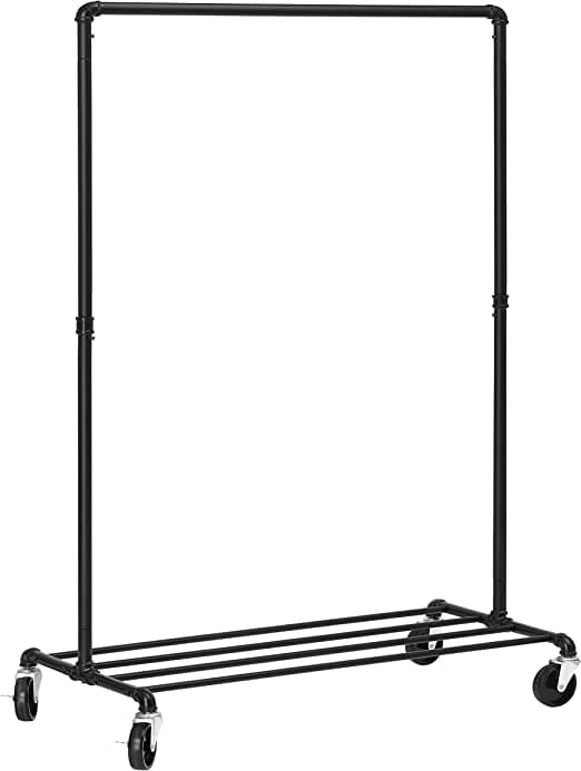 Tøjstativ - Garderobe standard - med 1 tøjstang - knagerække - industrielt design