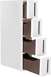 Niche rack - narrow with 4 drawers - Badrumsställ - Kökskåp - 45.5x17x84cm