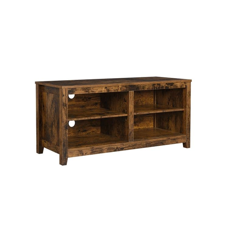 TV -skåp - soffbord - med öppna fack - Vintage - Brown