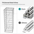 Miniatyrbillede 4 af 7: Gabion - Schans Basket - til støtte for vægge, havehegn - 100 x 30 x 30 cm