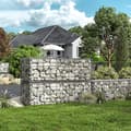 Miniatyrbillede 2 af 7: Gabion - Schans Basket - til støtte for vægge, havehegn - 100 x 30 x 30 cm