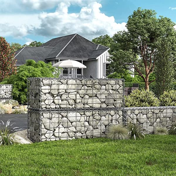 Gabion - Schans Basket - til støtte for vægge, havehegn - 100 x 30 x 30 cm