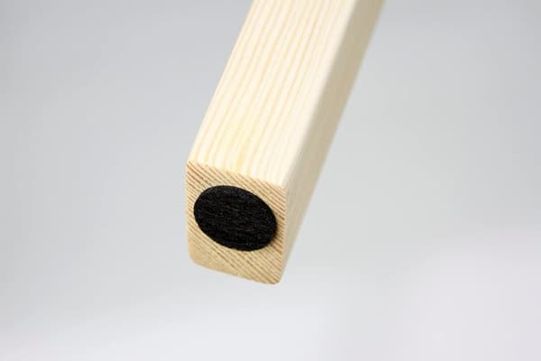 Datorbord, massiva furuben, skrivbordsbord, skrivbord i minimalistisk stil för kontor, vardagsrum, sovrum - vit - 120×65×75cm