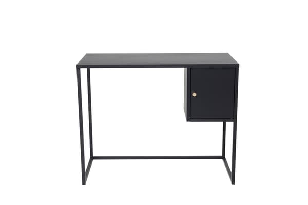 Bakal skrivebord 1 dør svart .