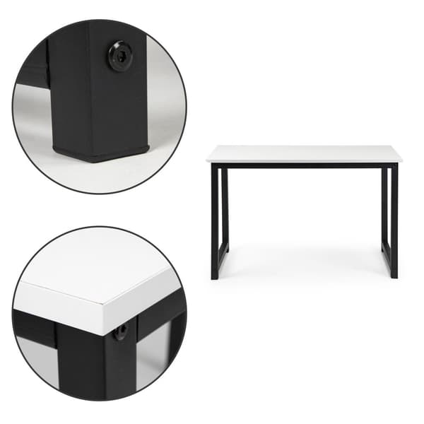 Skrivebord til barn & teenager - hvid - 120 x 60 x 74 cm