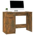 Miniatyrbilde 5 av 11: vidaXL Skrivebord røkt eik 100x50x75 cm konstruert tre