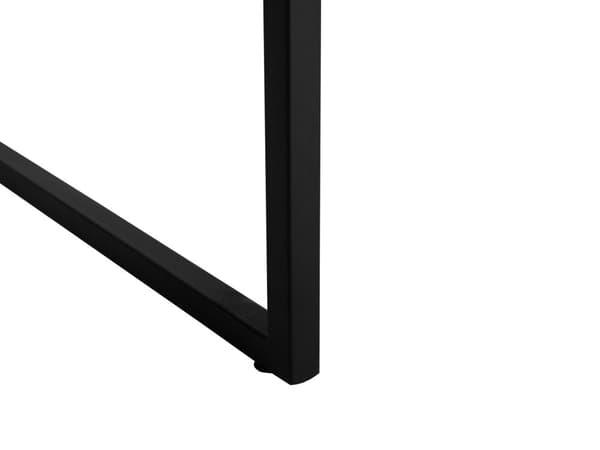 Hjemmekontor Skrivebord Dark Wood Topp Svart Metallramme 120 x 60 cm Oppbevaringshylle Moderne industri design