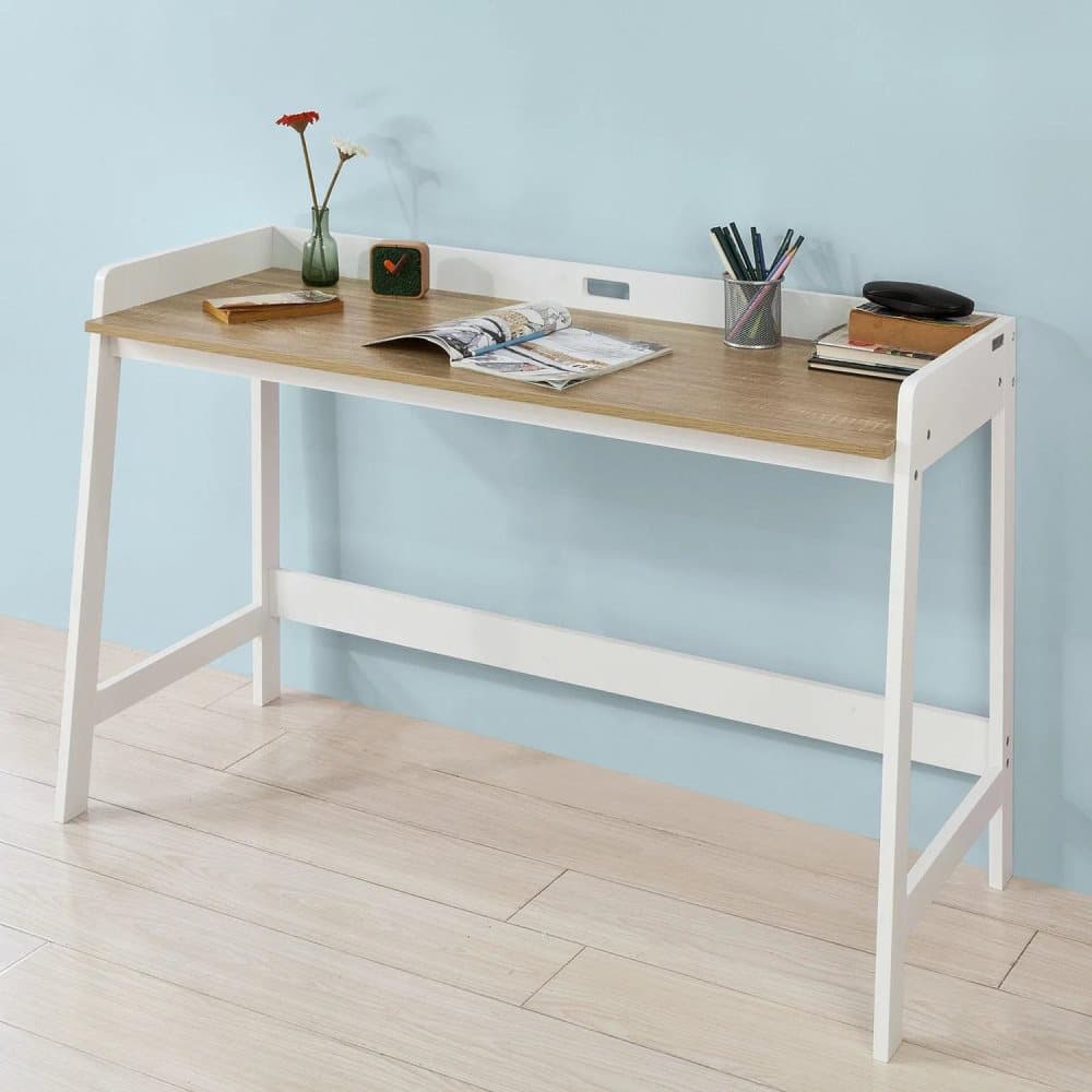 Rootz Home Office Table Des- Computer Desk Workstation Writing Desk with Large Desk Top