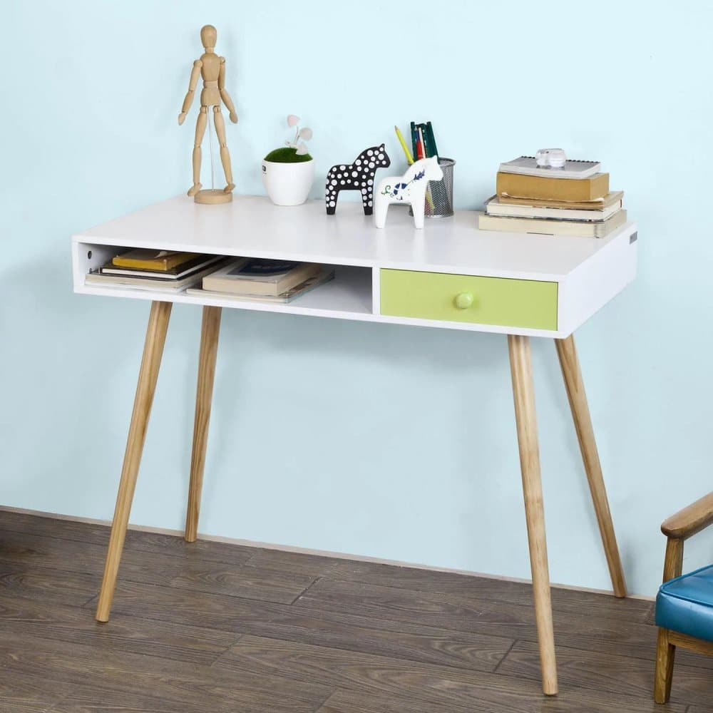 Rootz- Home Office Table Desk Computer Desk Workstation with Drawer