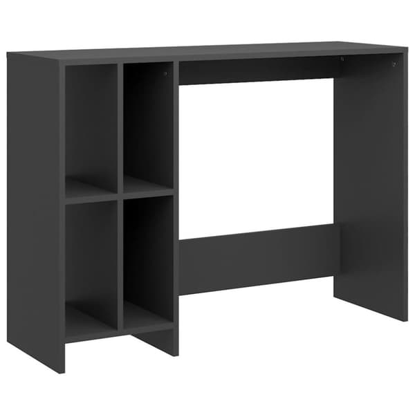 vidaXL skrivebord 102,5x35x75 cm konstrueret træ grå