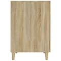 Miniatyrbillede 8 af 11: vidaXL skrivebord 140x50x75 cm konstrueret træ sonoma-eg