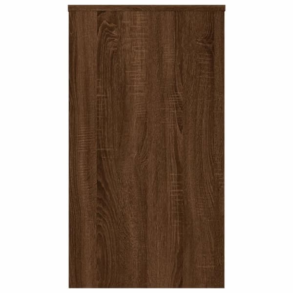 vidaXL skrivebord 90x40x72 cm konstrueret træ brun egetræsfarve