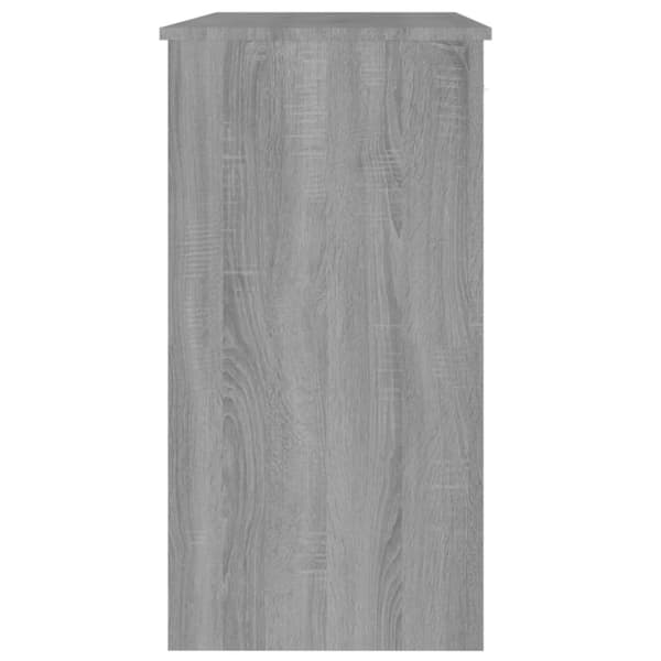 vidaXL Työpöytä harmaa Sonoma 80x40x75 cm tekninen puu