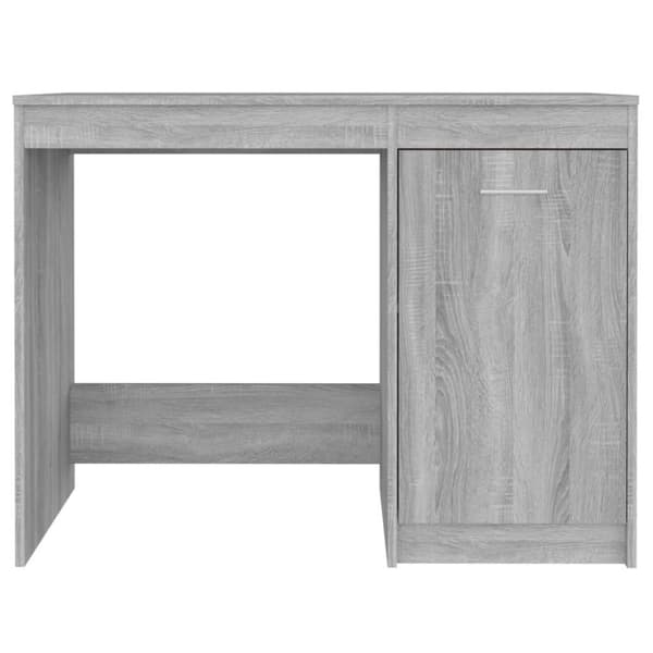 vidaXL Työpöytä harmaa Sonoma 100x50x76 cm tekninen puu