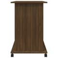 Pikkukuva 8 / 10: vidaXL Tietokonepöytä ruskea tammi 80x50x75 cm tekninen puu