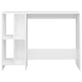Miniatyrbilde 6 av 7: vidaXL Laptopbord hvit 102,5x35x75 cm konstruert trer