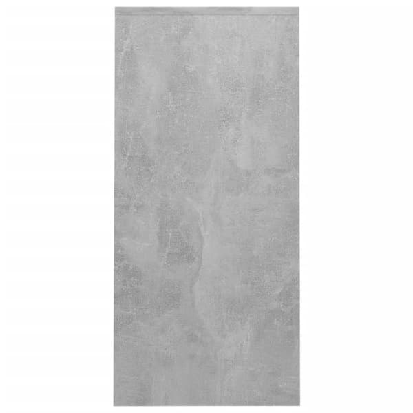 vidaXL Datorbord betonggrå 102,5x35x75 cm konstruerat trä