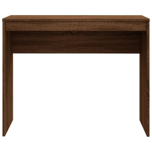 vidaXL Skrivbord brun ek 90x40x72 cm konstruerat trä