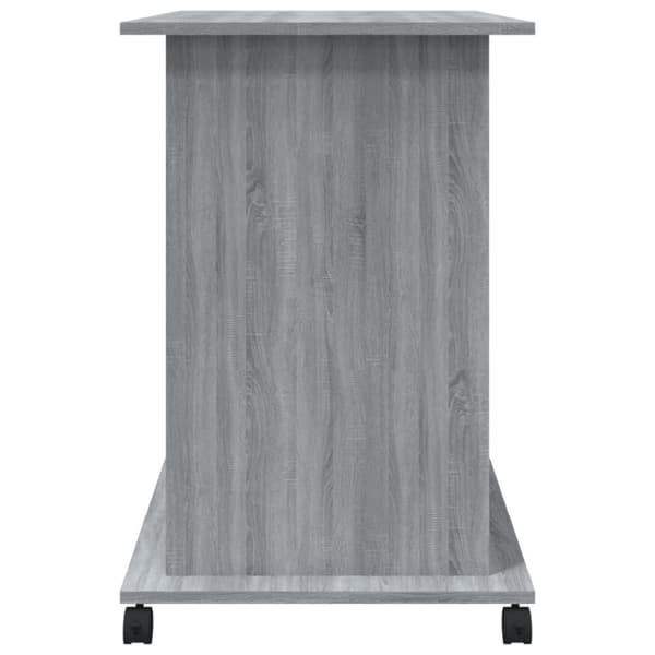 vidaXL Datorbord grå sonoma-ek 80x50x75 cm konstruerat trä