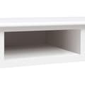 Miniatyrbild 8 av 9: vidaXL Skrivbord vit 108x45x76 cm massivt kejsarträ
