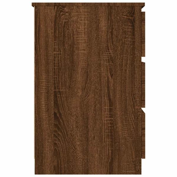 vidaXL Työpöytä ruskea tammi 140x50x77 cm tekninen puu